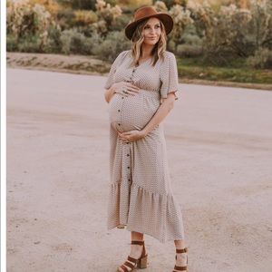 Wren & Ivory maternity/nursing maxi